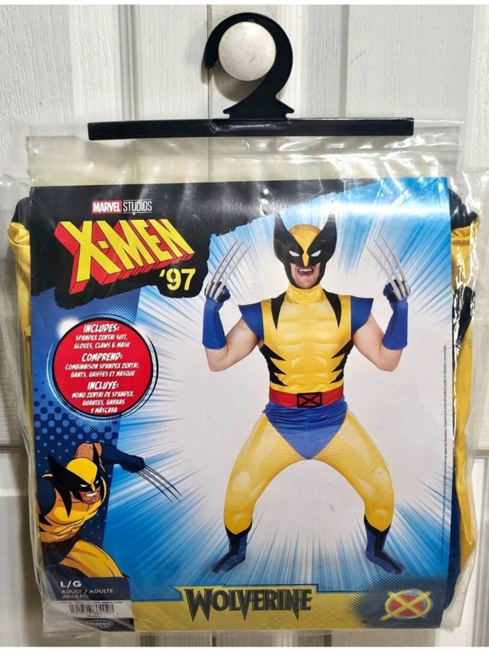 Cosplay Marvel X Men 97 Wolverine Zentai Costume Adult L Halloween Superhero